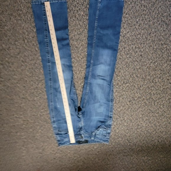 Vintage Calvin Klein Lean Bootcut Blue Jeans Size 4 EUC - Picture 8 of 16
